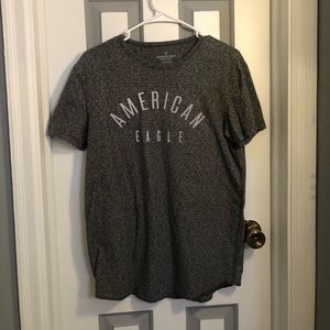 Black and gray American Eagle shirt